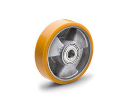 RE.F5-Mould-on polyurethane castor wheels